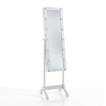 Specchio Da Terra O Parete HOMCOM Con Cornice Nero - Moderno E Richiudibile - Foto 4