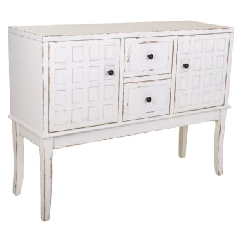 Varhomax Scarpiera In Bambù Bianco 3 Ripiani - Organizer Per 12/16 Scarpe, 67x33x50 Cm - 3