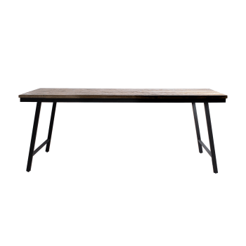 Console 2 Cassetti Frontale Effetto Legno a Scanalature - L100 cm