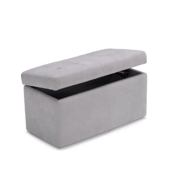 Il Numero 1 Del Risparmio-PANCA CONTENITORE TEDDY 122X41X47CM IN Tessuto Verde Chiaro Main 510