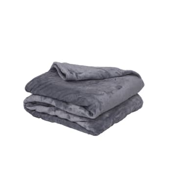 Couverture polaire 210 x 230 cm acier | Leroy Merlin
