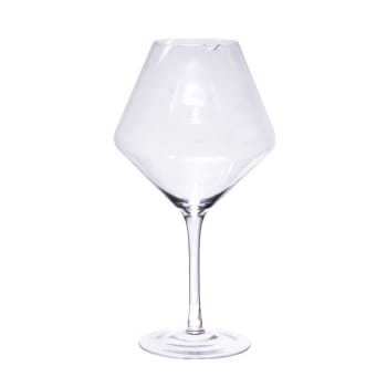 C&S Boîte De 6 Verres À Bière En Verre 47 Cl Cabernet