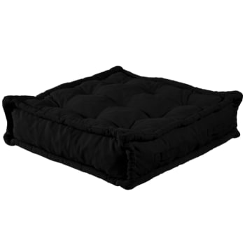 Copricuscino Suzani rotondo ricamato floreale indiano cotone pom