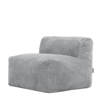 Pouf, hellgrau Snoop | Maisons du Monde Pouf, hellgrau Snoop | Maisons du Monde
