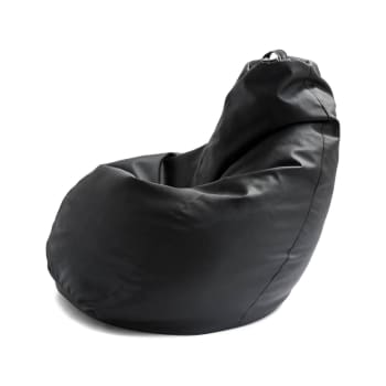 Pouf Piccolo Nero - Sgabello Morbido E Compatto Per Arredamento Casa, Carico Max 158 Kg - 6