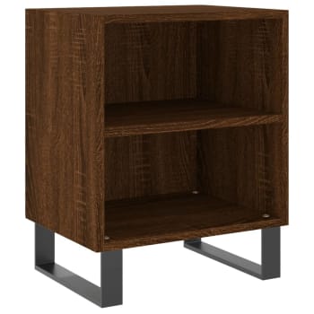 Atmosphera – Table D'Appoint Stoa Brun Élégante 40x40 Cm – Design Moderne Et Chaleureux