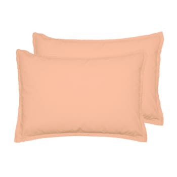 Lot 2 Taies D'oreiller Pottery Barn Kids – Standard – Matelassées Vichy Rose
