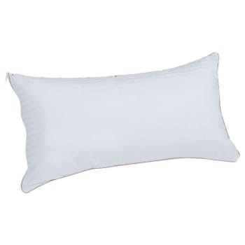 Juego De 2 Almohadas Cuadradas De Textura Vertical – Rayas En Oscuro Y Crema, Estilo Magnolia Para Sofá