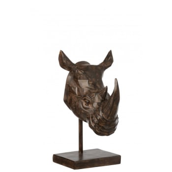 Statuette - ORIGEN Home Decor - Chien Bouledogue - Résine - 28x25x15cm