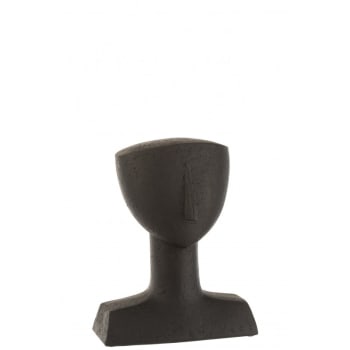 Accessori Bagno TENDANCE Resina Nera - Set 4 Pezzi Design Essenziale