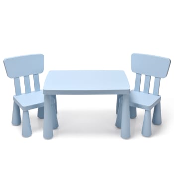 Table Enfant Plastique Ronde Fuchsia 51×51 Cm – Empilable, Robuste Et Facile à Nettoyer