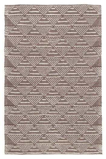 Tapis Crystal Marron Beige Marbre Effet 3D