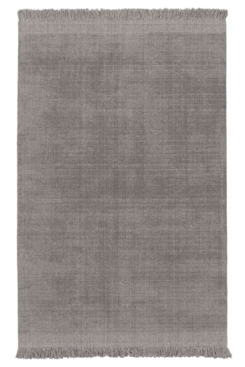 Tapis en laine, jute et coton tresse naturel 160x230 Caravelle ...