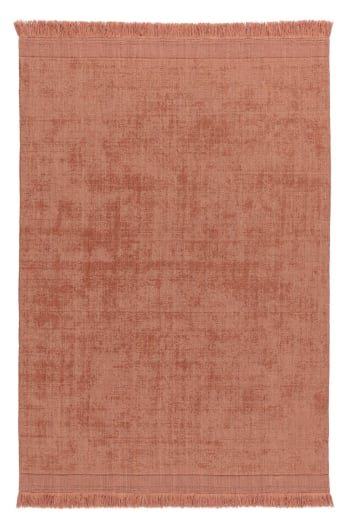 Laagpolig tapijt - vintage - terracotta - 120x170 cm - MANDALA