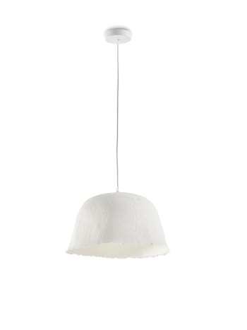 Lampada A Sospensione In Vetro Stile Danese – Paralume A Due Piani A Forma Di Gelatina – Per Cucina E Soggiorno - 6