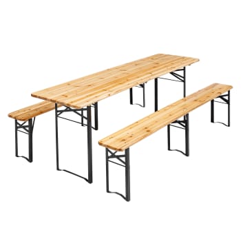 Panca da giardino 110 cm in legno di pino impregnato