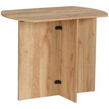 Tavolo Pieghevole In Legno Di Pino | Salvaspazio Per 2-4 Persone - Foto 7