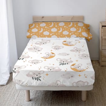 Parure De Lit Bébé 3 Pièces 100% Coton - Pour Poussette, Couffin, Voiture (Espagne) - 12