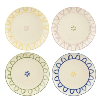 Set Di 4 Piatti Per Antipasti Made In Cookware - Porcellana Bianca 20,3 Cm - Fatti In Inghilterra - 2