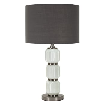 Lampada da Tavolo Metallo Bobey Beige