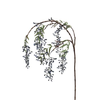 AMILO Pianta Artificiale Carice Su Stelo, Verde-marrone, Altezza 65 Cm, Per Decorazione