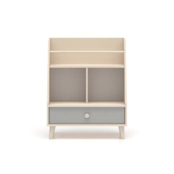 Libreria Per Bambini SoBuy Con 3 Ripiani - Scaffale A Scala Verde, Organizzatore Giocattoli 63x30x90cm - Foto 7