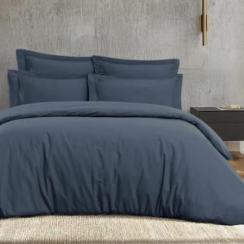 Parure De Lit 100% Coton égyptien 1000 Fils – Queen Bleu Marine – Draps Neufs Avec étiquettes