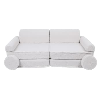Canapé Modulable Pour Enfants NUKied - 10 Pièces Convertibles En Lit, Tente Ou Cabane - Cadeau Créatif Pour Chambre Et Jeu - 10