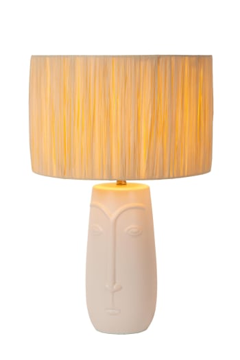Lampe De Chevet Enfant Étoiles – Bambou & Cuivre – Atmosphera – Blanc – H27 Cm