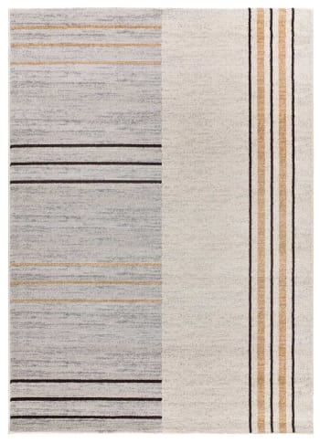 Cavalieri Tappeto Da Bagno In Cotone Jolie Linea Shade - 70x130 Cm - Colore Grigio/Beige - copertina
