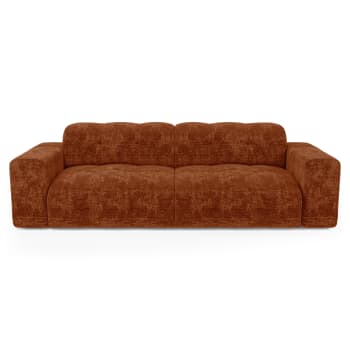 Canapé Droit 4 Places KELIA - Velours Gris, Design Contemporain, Parfait Pour Votre Salon - 8