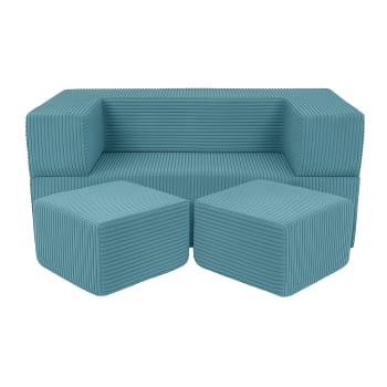 Canapé Modulable Pour Enfants NUKied - 10 Pièces Convertibles En Lit, Tente Ou Cabane - Cadeau Créatif Pour Chambre Et Jeu