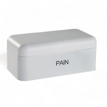 Boîte à pain en métal décorée 442718cm