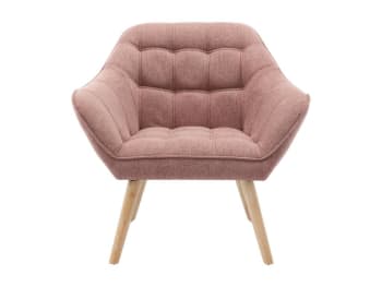 Caserta - Fauteuil droit  rose
