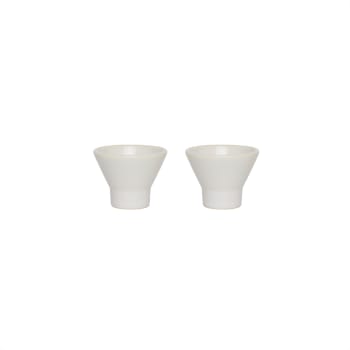 Yuka - Coquetier en porcelaine 5xH4cm
