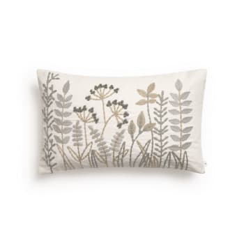 Cekog Juego De 2 Flor Morada Funda De Cojín Rectangular Lino Suave Transpirable Cojín,Funda De Almohada Lumbar Con Cremallera Invisible Decoracion Para Sofá Cama Hogar Jardin Exterior 50x70cm