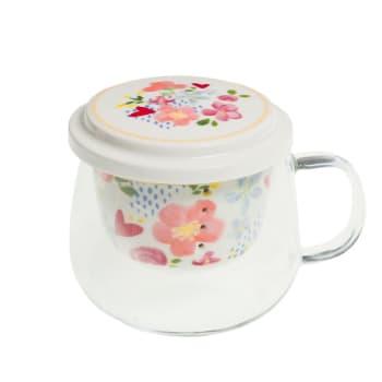 Mug Avec Infuseur Intégré Faye - Blanc Porcelaine - Pour Thé Et Tisanes - Neuf Made In France