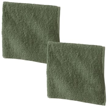 Ashley Mills – Lot De 6 Torchons Tissés Jacquard à Carreaux – 50x70cm – 100% Coton, Super Absorbants – Vert Citron