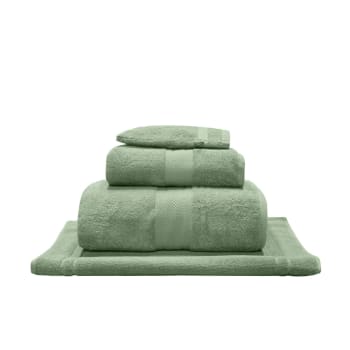 Sensei Maison - Ensemble de Bain 3 pièces (1 Drap de Bain 1 Serviette de Toilette 1 Gant) Luxury - Eucalyptus