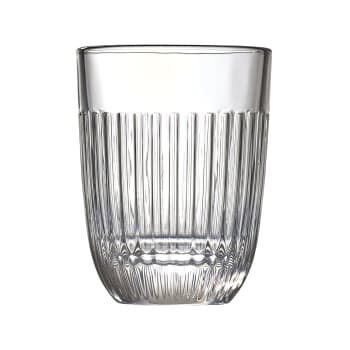 Lot De 6 Grands Verres En Acrylique 470 Ml - Incassables Et Empilables - Couleurs Vives Pour Eau, Jus, Cocktails