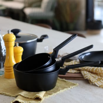 Sauteuse Induction 32 Cm Wok Anses Amovibles Wok BRA Prior 28 Cm - Fonte Aluminium Antiadhésif - Compatible Tous Feux Dont Induction Wok Tefal Sauteuse 32 Cm