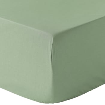 Drap housse en percale de coton bonnet 30 cm Ohara - Imprimé - 140 x 190 cm | Leroy Merlin