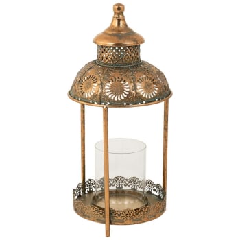 Portavelas Pajoma Globe Dorado – Resina Sintética 10,3 Cm – Nuevo Con Etiqueta – 4019581801346