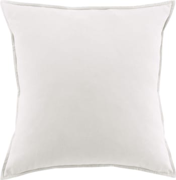 Ozen - Taie d'oreiller en gaze de coton neige 63x63 cm