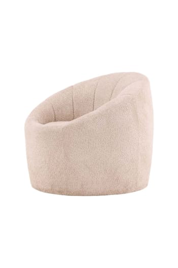 Antoine - Fauteuil en bouclette warren