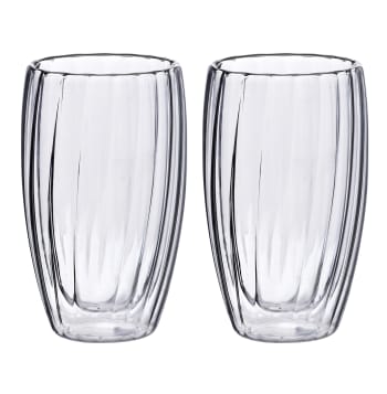 6 Kerzengläser 260ml Mit Riffelung - Wiederverwendbar Für DIY Kerzen & Teelichter