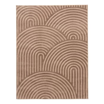 Tapis RUGWORLD Moderne 180x240cm Gris/moutarde - Sculpté Top Qualité - XXL