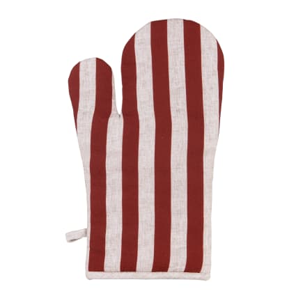 Topflappen-Handschuh aus Baumwolle, beige und bordeauxrot 19x33cm Avola |  Maisons du Monde
