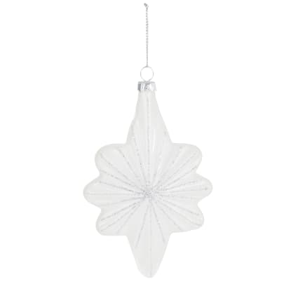 Déco Murale étoile En Verre - Rose Ou Blanc - Vendu à L'unité