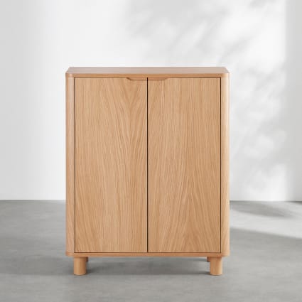 Schuhschrank mit 2 Flügeltüren, 80 cm breit Polari
